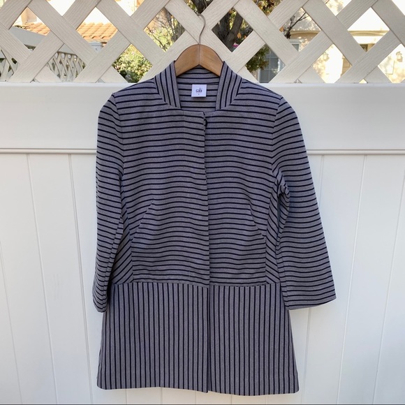 Cabi | Dappled Striped Cardigan Coat - Picture 5 of 9